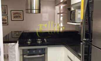 Imagem 2: Apartamento de 02 dormitórios mobiliado para locação e venda na região do Brooklin em São