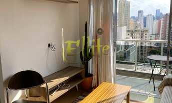 Imagem 1: Flat para locação na Vila Nova Conceição, totalmente mobiliado com serviços. Excelente loc