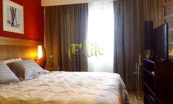 Imagem 7: Flat para locação em Moema, totalmente mobiliado com serviços, próximo das faculdades INSP