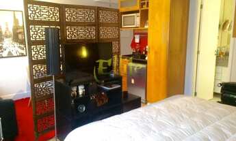 Imagem 2: Flat para locação em Moema, totalmente mobiliado com serviços, próximo das faculdades INSP