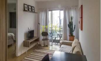 Imagem 4: Flat para locação na Vila Nova Conceição, totalmente mobiliado com serviços. Excelente loc