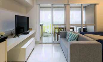 Imagem 2: Apartamento mobiliado com 01 dormitório para locação na região do Brooklin em São Paulo, p