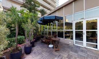 Imagem 7: Flat para locação no Ibirapuera, totalmente mobiliado com serviços. Excelente localização