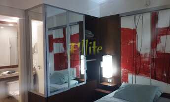 Imagem 4: Flat para locação em Moema, totalmente mobiliado com serviços, próximo das Estações Eucali