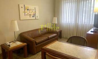 Imagem 2: Flat para alugar no Itaim, totalmente mobiliado com serviços, próximo à Avenida 09 de Julh