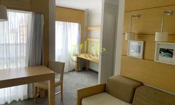 Imagem: Flat mobiliado para locação e venda no