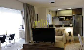 Imagem 5: Apartamento totalmente mobiliado com 01 dormitório para locação na região do Brooklin em S