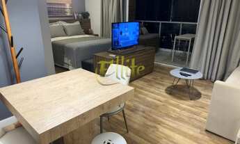 Imagem 3: Apartamento totalmente mobiliado com 01 dormitório para locação na região do Brooklin em S