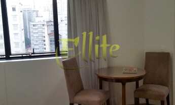 Imagem 4: Flat para locação no Jardins, totalmente mobiliado com serviços, próximo à estação Oscar F