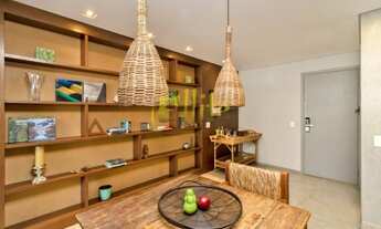 Imagem 5: Apartamento alto padrão de 01 dormitório totalmente mobiliado e decorado para locação na V