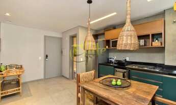 Imagem 2: Apartamento alto padrão de 01 dormitório totalmente mobiliado e decorado para locação na V