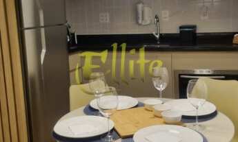 Imagem 4: Flat para locação em Moema, totalmente mobiliado com serviços, próximo ao Parque Ibirapuer