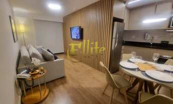 Imagem 2: Flat para locação em Moema, totalmente mobiliado com serviços, próximo ao Parque Ibirapuer