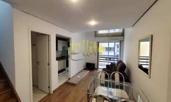 Imagem 2: Flat para locação e venda em Moema, totalmente mobiliado com serviços, próximo ao Parque I