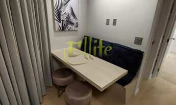 Imagem 4: Flat para locação em Moema, totalmente mobiliado com serviços, próximo das faculdades INSP