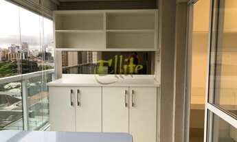 Imagem 3: Apartamento mobiliado com 1 dormitório para venda na região do Brooklin em São Paulo, próx