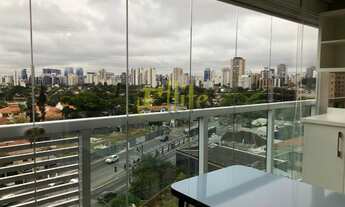 Imagem 5: Apartamento mobiliado com 1 dormitório para venda na região do Brooklin em São Paulo, próx