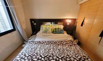 Imagem 6: Flat para venda em Moema, totalmente mobiliado com serviços, 260 mts da Estação Moema Linh