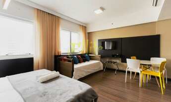 Imagem 3: Flat para venda na Bela Vista, totalmente mobiliado com serviços, próximo ao Hospital Bene