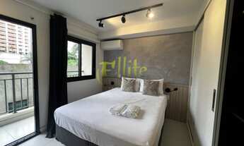 Imagem 4: Studio mobiliado e decorado, na região de Moema em São Paulo próximo à estação de Metrô Eu