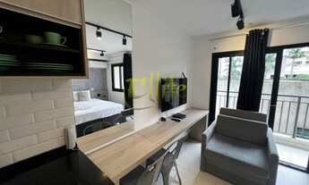 Imagem 2: Studio mobiliado e decorado, na região de Moema em São Paulo próximo à estação de Metrô Eu