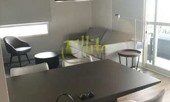 Imagem 3: Apartamento mobiliado com 01 dormitório para locação e venda na região do Brooklin em São