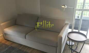 Imagem 2: Apartamento mobiliado com 01 dormitório para locação e venda na região do Brooklin em São