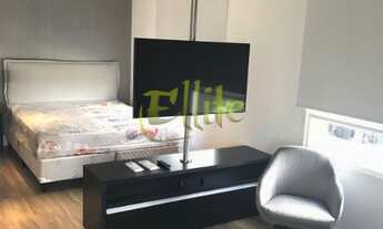 Imagem 6: Apartamento mobiliado com 01 dormitório para locação e venda na região do Brooklin em São