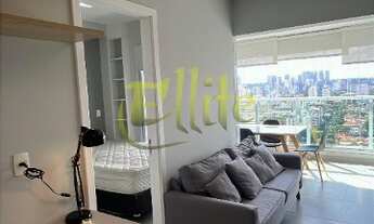 Imagem 4: Apartamento mobiliado com 01 dormitório para locação na região do Brooklin em São Paulo, p