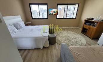 Imagem 2: Flat para locação e venda em Moema, totalmente mobiliado com serviços, próximo das faculda