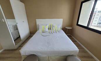 Imagem 4: Flat para locação e venda em Moema, totalmente mobiliado com serviços, próximo das faculda