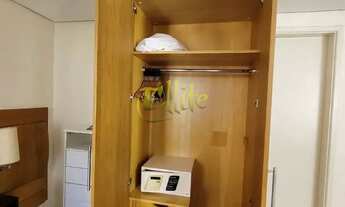 Imagem 7: Flat para locação em Moema, totalmente mobiliado com serviços, próximo das faculdades INSP