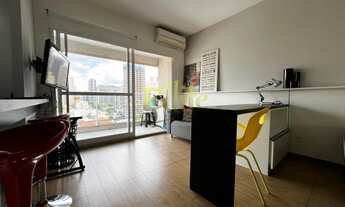 Imagem 4: Apartamento mobiliado com 01 dormitório para locação na região do Brooklin em São Paulo!