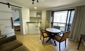 Imagem 2: Flat para locação em Higienópolis, totalmente mobiliado com serviços, 50 mts da faculdade