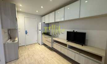 Imagem 6: Apartamento mobiliado com 01 dormitório para locação na região do Brooklin em São Paulo, p