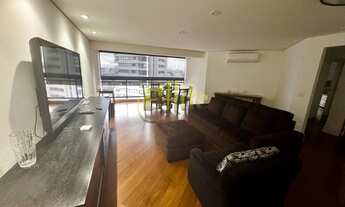 Imagem 2: Flat com 02 dormitórios para locação em Moema, totalmente mobiliado com serviços, próximo