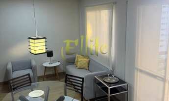 Imagem 3: Flat para locação em Moema, totalmente mobiliado com serviços, próximo ao Parque Ibirapuer