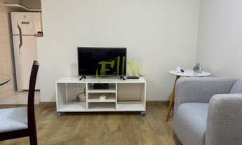 Imagem 5: Flat para locação em Moema, totalmente mobiliado com serviços, próximo ao Parque Ibirapuer