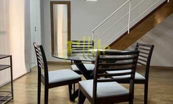 Imagem 2: Flat para locação em Moema, totalmente mobiliado com serviços, próximo ao Parque Ibirapuer