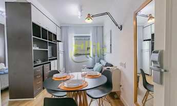 Imagem 2: Flat para venda em Pinheiros, totalmente mobiliado com serviços, próximo ao Hospital das C