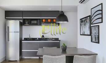 Imagem 5: Apartamento mobiliado com 01 dormitório para locação na região do Brooklin em São Paulo!