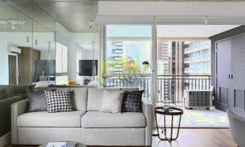 Imagem 3: Apartamento mobiliado com 01 dormitório para locação na região do Brooklin em São Paulo!