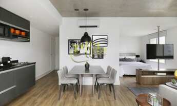 Imagem 2: Apartamento mobiliado com 01 dormitório para locação na região do Brooklin em São Paulo!