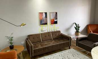 Imagem 2: Flat para locação na Vila Nova Conceição, totalmente mobiliado com serviços, próximo da Av