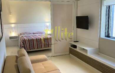 Imagem 3: Flat para locação e venda no Brooklin, totalmente mobiliado com serviços, próximo da Estaç