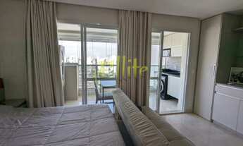 Imagem 2: Apartamento com 01 dormitório para locação na região do Brooklin em São Paulo, próximo à E