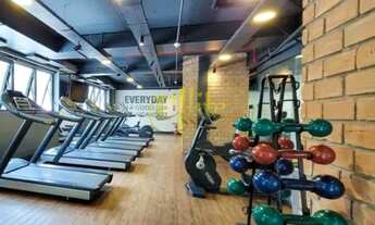 Imagem 7: Flat para VENDA em Moema, totalmente mobiliado com serviços, próximo das Estações Eucalipt