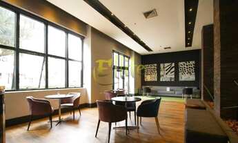 Imagem 5: Flat para VENDA em Moema, totalmente mobiliado com serviços, próximo das Estações Eucalipt