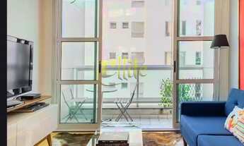 Imagem 5: Flat para locação em Moema, totalmente mobiliado com serviços, próximo das faculdades INSP