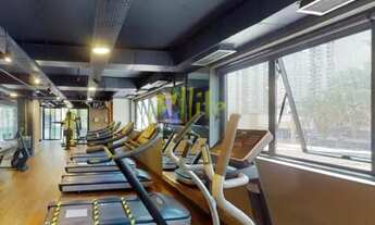 Imagem 6: Flat para VENDA em Moema, totalmente mobiliado com serviços, próximo das Estações Eucalipt